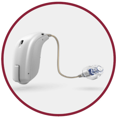 Contour d'oreille à écouteur déporté